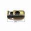 Custom Brass Coat Cord Lock End And Cord Stopper