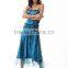 New arrive Polyester and Spandex hooded ladies party wear gown