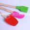 Mini style 2016 new Commercial Grade Kitchen colorful and wood handle Utensils SILICONE Cooking Shovel Set NY82