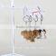 handmade furry animal leather keychain dog