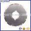 longlife span cemented carbide rotary cutting blade for cutting rubber/ fabric
