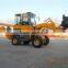 Agricultural 5ton 50HP 4x4 compact tractor with loader and backhoe
