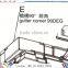 Interlocking roof varies designs steel and aluminium tile accessories