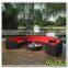 Audu Commercial Resin Oval Wicker Outdoor Lounge Furniture