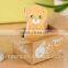 Promotional Creative Lovely Cat Adhesive Sticky Notes Memo Pad