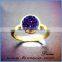 925 sterling silver gold plated handmade agate Gemstone druzy ring Jewelry