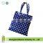Women's PVC Coated Cotton Polka Dot Shopping Bag(Z-PC-001)