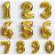 16 Inch Helium Inflatable Foil Balloons Party Decoration Gold Foil/aluminum Balloon