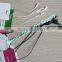 CUSTOM Loop Bullet Snap Locked Black Nylon Hang Tag Cord