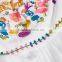 Latest Chirdren Frocks Designs White Embellished Girl Maxi Dress