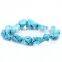 high end turquoise beads elastic bracelets diy handmade turquoise beads stretch bracelets wholesale 2016