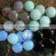 flat pommel square shape natural stone charms diy semi-precious stone jewelry accessories 2017
