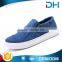 Notch decoration pinkycolor casual canvas shoes for men