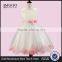 2016 New Arrival Lace Flower Kids Dress Baby Girl Party Dress With Rose Detail Princess Wedding Dress For Children
