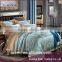 100% Hand embroidery satin Jacquard bedding set duvet cover set bed linen bedclothes bed cover set