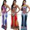 Onen OEM service anti-wrinkle cotton digital print backless strapes africian plus size sleeveless 2016 summer maxi dresses