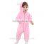 China supplier Low Moq Bear Shape Flannel Newborn Baby Jumpsuit