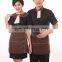 Cotton woven fabric for restaurant waiter waitress workwear uniforms