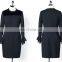 Black lace trumpet sleeves ladies day dress elegant office ladies dresses