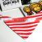 Hot selling wholesale trendy unisex soft cotton baby bandana bib