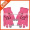 wholesale acrylic knit promotion texting gloves