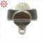 Factory suppliy zinc alloy bottle opener 3d with keyring