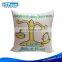 Nature Linen Fabric Digital Printing Design Custom lino pillow case