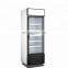 Commerical Single upright stainless steel refrigerator freezer with glass door