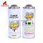 Empty aerosol spray paint can graffiti spray tin cans