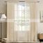 Ready made embroidered voile fabric curtains european style