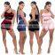 2020 New Arrivals Plus Size Summer Women Sexy Sleepwear Pajamas Set Ladies U-Neck Lace Short Pajamas Women's Sleepwear