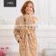 Autumn and winter coral fleece nightgown bathrobe cross-border long section pajamas