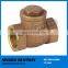 PN16 DN15 to DN50 Brass check valve non return swing valve