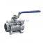 High Quality SS304 seal Stainless Steel Body Tri-clamp/welded Ball Valve