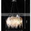 2020 lamp teardrop-shaped black metal crystal pendant chandelier lamp