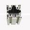 Buy 6063-T5 Aluminum t-shaped t-groove Assembly Line Profile , Anodized Extruded AluminumT Framing System With Cutting