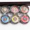 Factory custom brand OEM wholesale small jar 3d art mirror chrome powder set