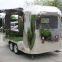 Stainless steel mirror car Food truck street shop car  With the dining car