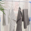 Movable floor horizontal bar type stainless steel coat rack drying rack