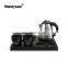 Honeyson new 0.8L small stainless steel electric kettle with tray for hotel
