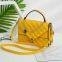 2022 simple luxury evening leather cheap casual yellow beautiful hand bags for girl