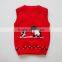 V Neck sleeveless Vest School Students Uniform Knitted Vest Kids Sweater Vests