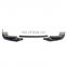 Auto Parts Front Bumper Lip For BMW 3 Series G20 3 Piece Front Lip 2020 ABS Made  3-pc Anterior Lip MP Style