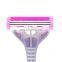 Wholesale customized trendy rubber handle razor can be customized manual disposable razor