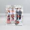 High quality customized aluminum foil 8 side seal flat bottom cloth packaging bag