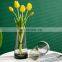 minimalism style home decoration crystal glass flower vase fashion modern clear glass vases