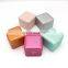 Newest Fashion Colorful Pu Leather White Velvet Led Ring Pendant Box