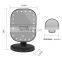 Vanity Makeup Mirror with LED and 10X Magnifying 24 LED Lighted Mirror with Touch Sensor Battery Operated Cosmetic mirror