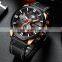 CURREN 8346 Популярный мужской кварцевый wristwatch с автоматическим датой, genuine leather, подходящий в подарок