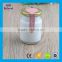 Wholesale 85ml 115ml bird's nest glass bottle clear glass pudding bottle